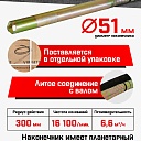 Глубинный вибратор для бетона TeaM ЭП-1600, вал 3 м., наконечник 51 мм (комплект) фото 4