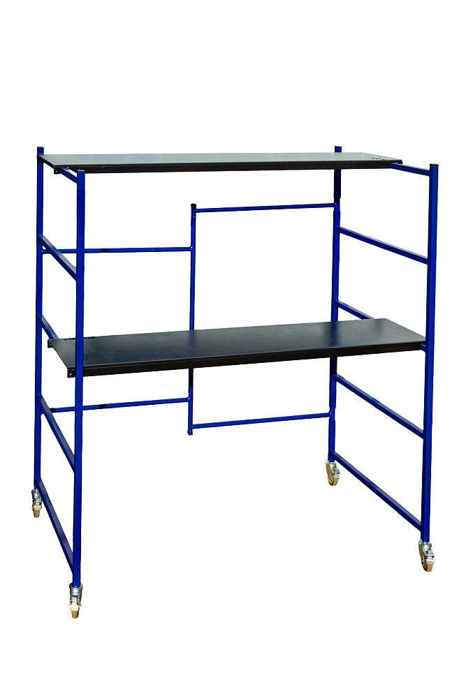 Подмости складные малярные многоярусные на колесах H160 Промышленник фото 1