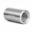 Муфта с цилиндрической резьбой для стыковки арматуры 28 мм фото 2