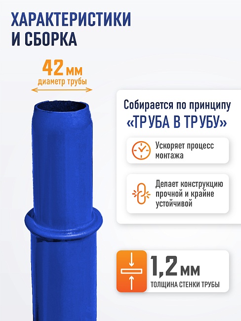 Леса строительные рамные ЛРСП 20 комплект 4x6 м фото 4
