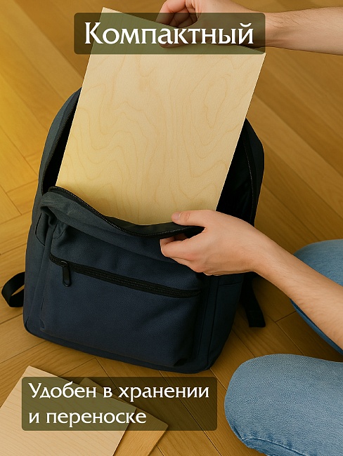 Фанера Промышленник 620х225х10мм, береза, упаковка 5 шт фото 3