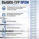 Вышка-тура Промышленник ВСП Пром 1.6×2.0, 4.0 м фото 9