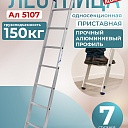 Лестница односекционная Alumet Ал 5107 фото 1