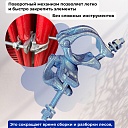 Хомут поворотный 60х60 мм, оцинкованный, кованный фото 5