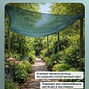 Сетка фасадная затеняющая Промышленник зеленая 30-35% 3х20 м фото 2