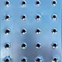 Настил перфорированный оцинкованный для строительных лесов 0,3х3,0 м фото 3